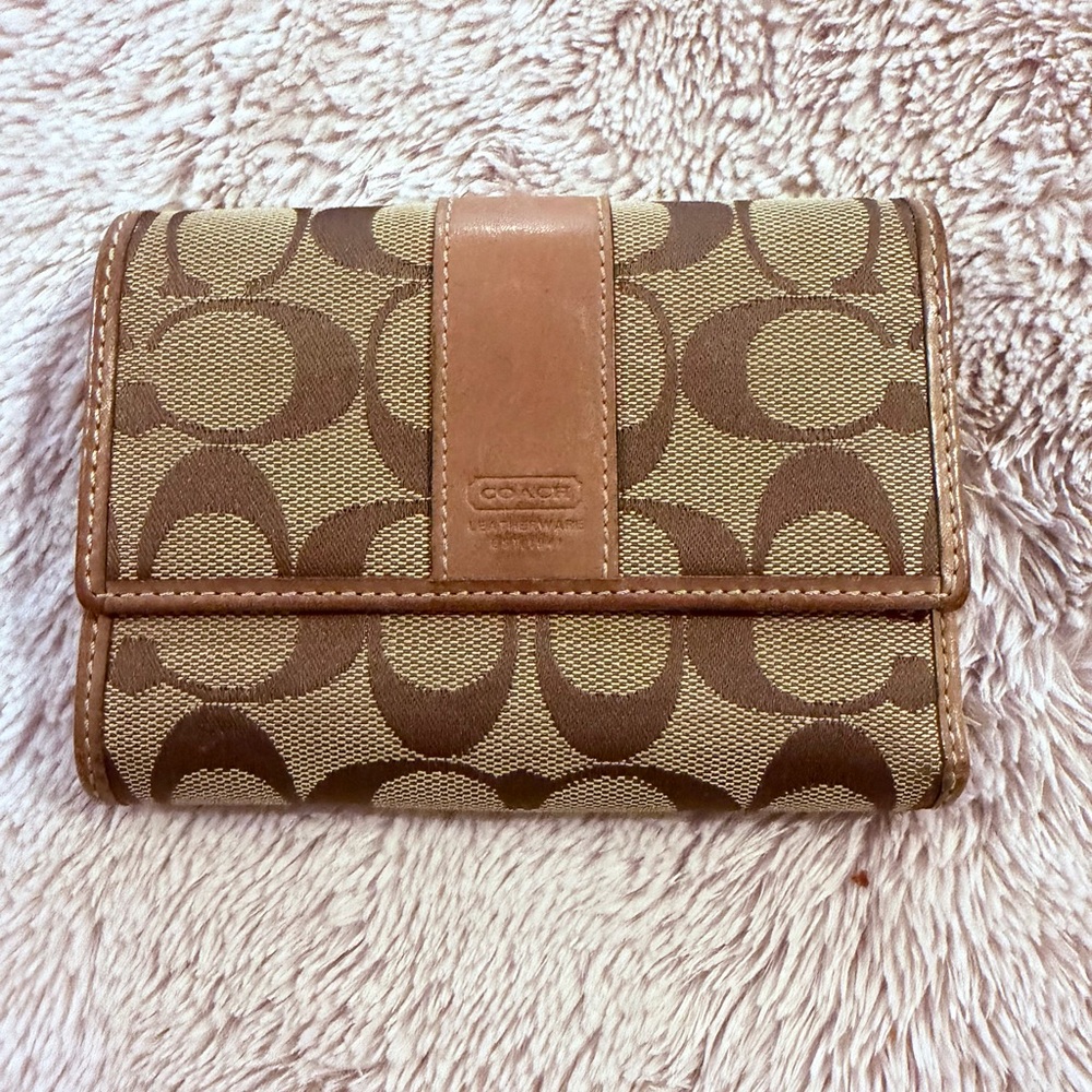 Coach Tri Fold Wallet